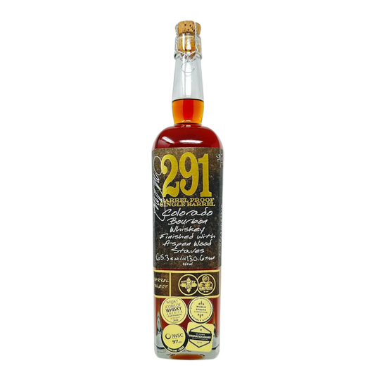 291 Barrel Proof Single Barrel Colorado Bourbon Whiskey