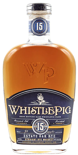 WhistlePig Aged 15 Years Estate Oak Rye Whiskey