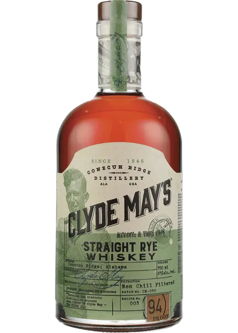 Clyde May’s Straight Rye Whiskey